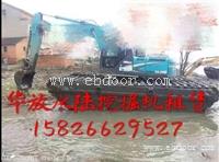 温州河道清淤设备 水上两栖挖掘机出租价格，水陆挖掘机出租报价
