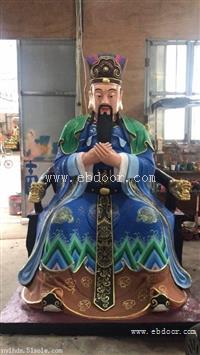 道教三官大帝神像 三官爷神像 玻璃钢神像高清大图