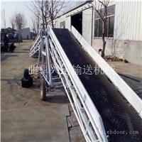 手摇升降皮带运输机型号 圆管角铁主架升降型输送机