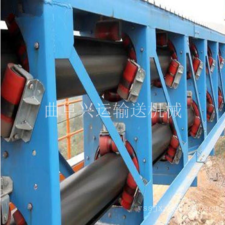 管式带状输送机节省空间 轻型
