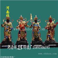 四大天王神像 四大金刚彩绘佛像 佛教四大护法神像定做 河南佛像
