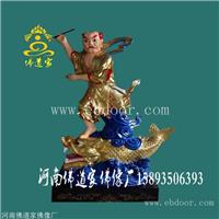 魁星爷神像 魁星点斗佛像厂家定做 文昌帝君贴金神像 河南佛道家