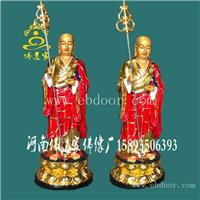 玻璃钢彩绘四大菩萨 地藏菩萨定制寺庙佛像 道教神像 寺院摆饰