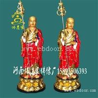 玻璃钢彩绘四大菩萨 地藏菩萨定制寺庙佛像 道教神像 寺院摆饰