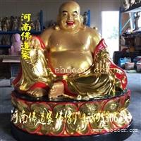 玻璃钢大肚弥勒佛图片 佛教敦煌彩弥勒菩萨佛像价格 山东佛像厂