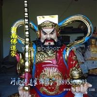 彩绘赵公元帅神像价格 优质树脂手工财神爷塑像 赵公明佛像