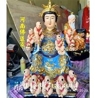 佛像厂家直销优质玻璃钢神像 树脂老母佛像 道观十二老母神像