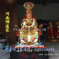 道观供奉龙王像图片 玻璃钢龙王神像厂家 龙王奶奶佛像图片