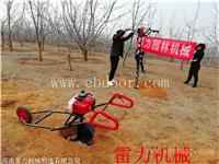 汽油植树挖坑机栽种苗木钻坑方便