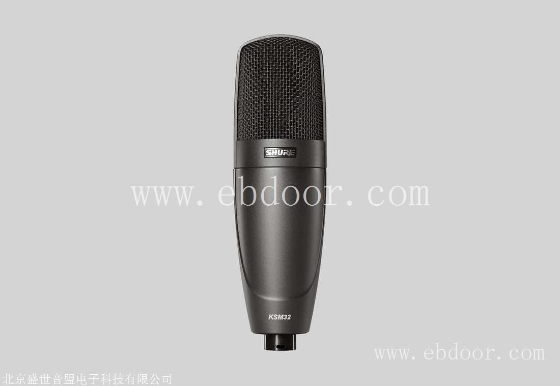 舒尔心形电容话筒碳黑色KSM32 CG..北京舒尔代理