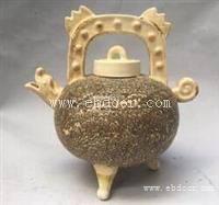 瓷器搅胎壶转拍