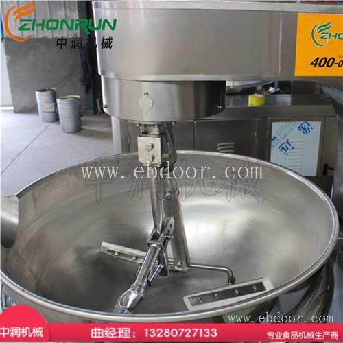  红油火锅底料怎么炒 用中润火锅底料炒料机 翻炒均匀产量高