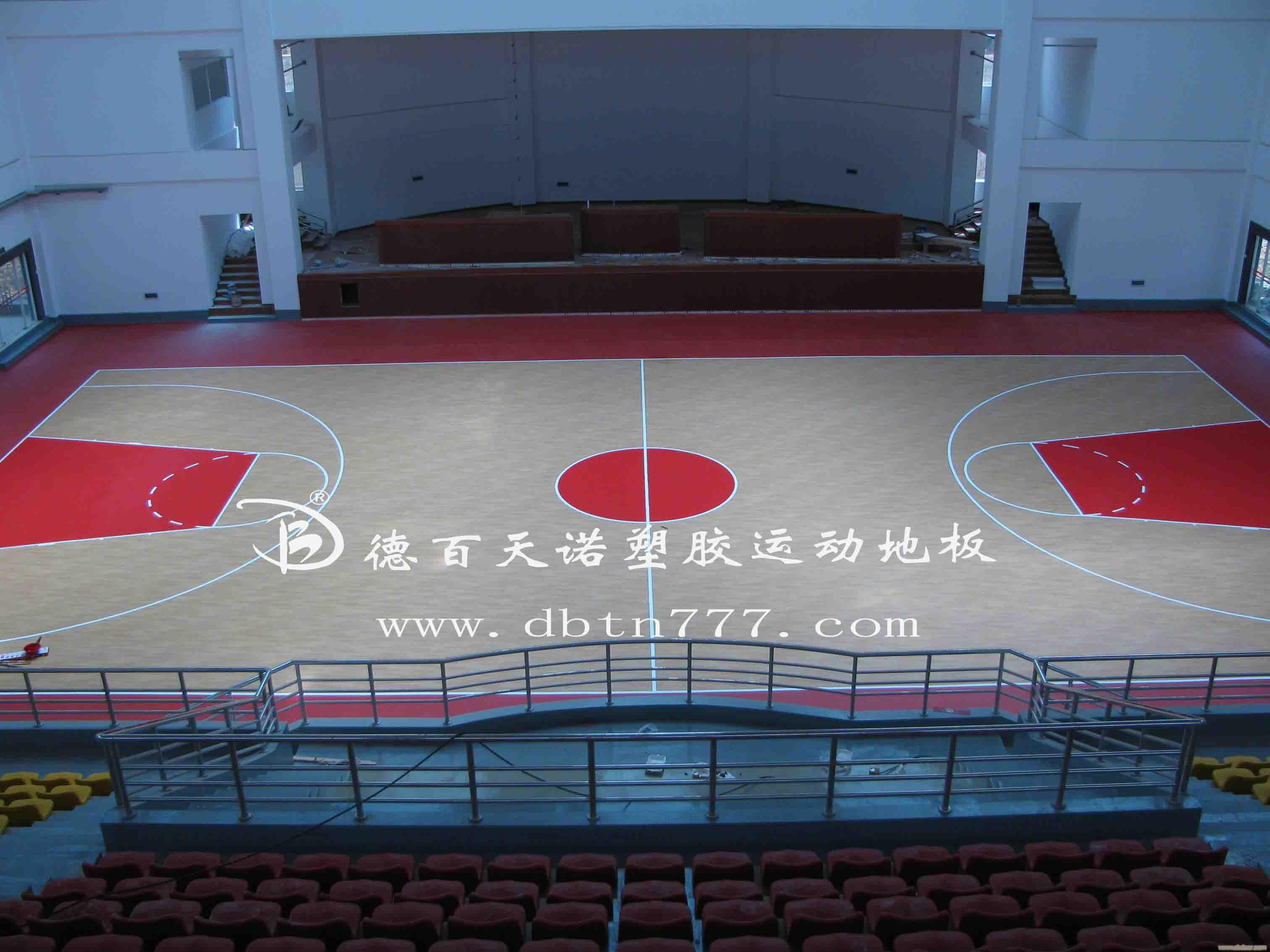 篮球塑胶地板厂家 -石家庄PVC运动塑胶地板�