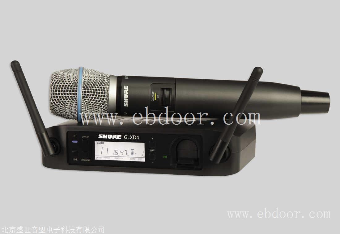 舒尔手持式无线系统GLXD24 BETA 87A -- 北京舒尔代理
