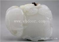 和田一级白玉带皮子料玉器鉴定