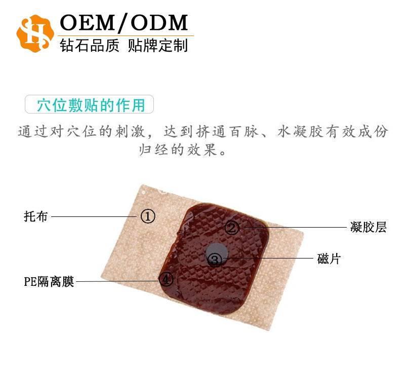 穴位贴贴牌，穴位膏药代加工