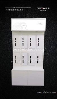 庆阳定做 飞利浦人脸识别智能锁展示柜/样品锁展示架