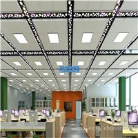 条形间隔电镀地下室黑色型材铝圆管吊顶