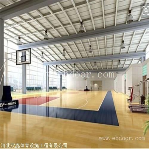 实木篮球场馆运动体育木地板 含税率是木地板好坏的关键