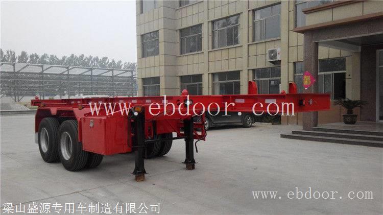 危险品集装箱骨架半挂车 最长尺寸做到多少米