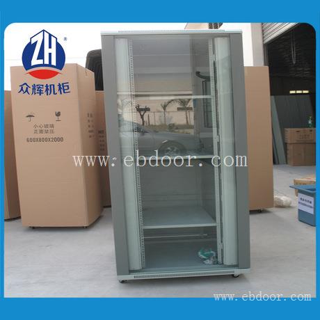出厂批发网络服务器机柜1.8米37U冷钢玻璃门 落地19英寸标准机柜