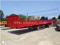 2019新款自卸半挂车13米六轴勾机板半挂车公告尺寸热火朝天大量供