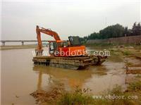 汕头水陆两用挖掘机出租 河道清淤捞草设备找华放 联系方式