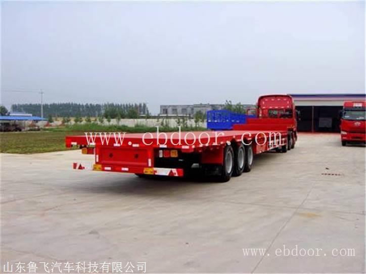 13米平板拖车定做9米平板后翻自卸半挂车2019新款后翻半挂车重型
