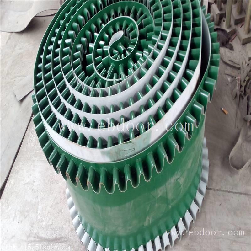 兴运零售各种带宽 可升降调节高低可移动的圆管 人字纹输送机