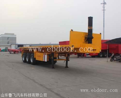 出口各种半挂车自卸车特种车 定做8.5米后翻自卸半挂车
