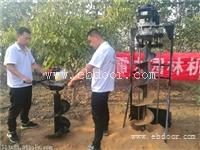 汽油地钻手拉轮式挖坑钻机大升级