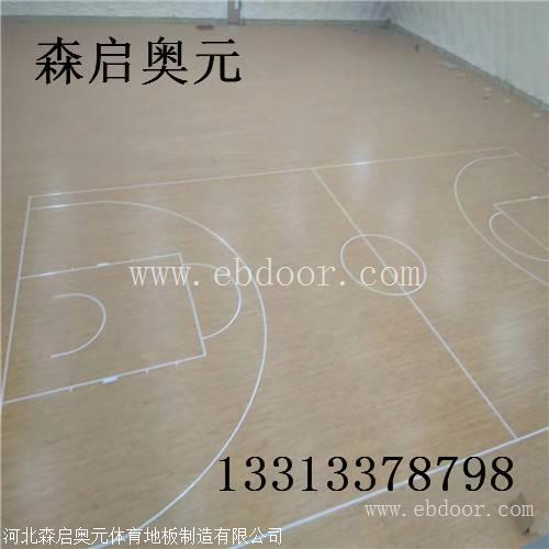 体育运动木地板偏向于枫木B级地板