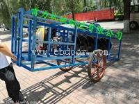 钻2米深孔栽电线杆挖坑机实效