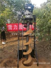 手提电线杆挖坑机汽油版栽杆地钻