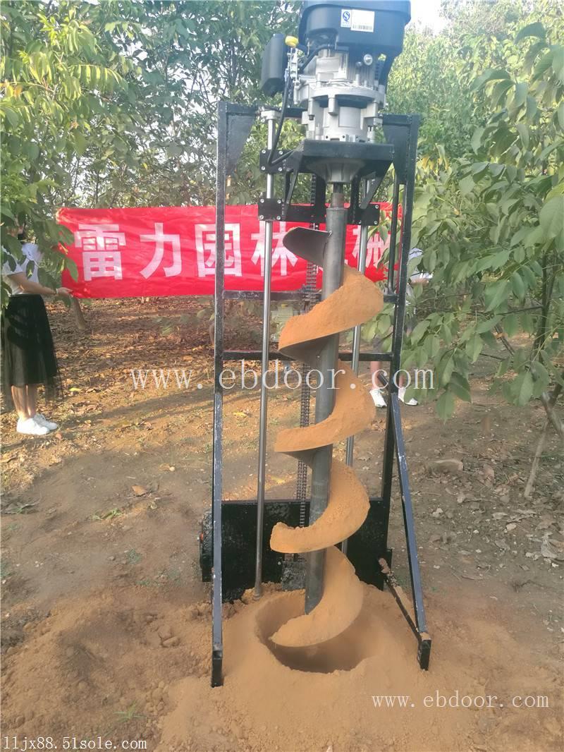 新品电杆打坑机栽电线杆挖坑快进