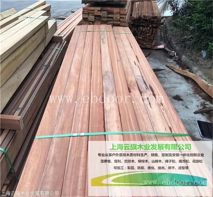 绍兴正宗印尼菠萝格加工 衢州园林古建稳定性好的印尼菠萝格方料