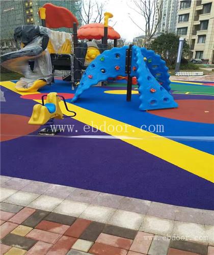 滁州儿童游乐场塑胶地坪厂家 每平米价格