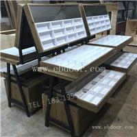 山东菏泽木质眼镜展示柜/眼镜柜中岛展示柜烤漆木质