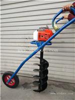 独轮植树打窝机便携性的园林工具