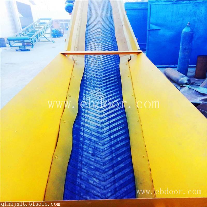 兴运机械三相电带宽800mm 防滑型沙子爬坡皮带输送机LJ8