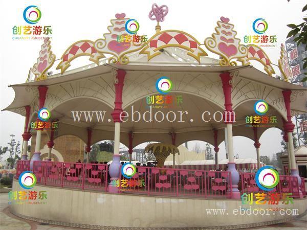 大连公园效益好的游乐 设备情侣飞车 自由彩虹魔幻陀螺