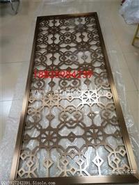 别墅奢华不锈钢屏风 香槟金不锈钢屏风