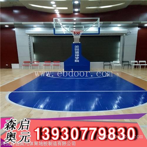 室内篮球场木地板 必须用实木地板吗