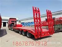出口各种低平板半挂车出厂价格