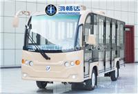 全国热卖 鸿畅达 14座带空调 电动观光车 电动接待车旅游车