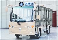 全国热卖 鸿畅达 14座带空调 电动观光车 电动接待车旅游车
