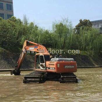 水上挖掘机出租水上两用挖掘机租赁收费合理