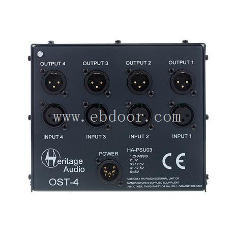 行货西班牙 Heritage Audio OST-4 4槽500系列电源盒模块机架
