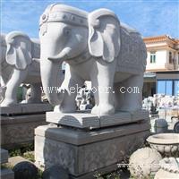  广东石雕大象造型   大象石雕价格  福建石雕厂