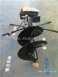 汽油挖树坑机打洞效果评测